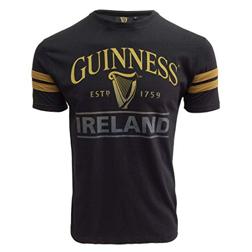 Guinness Camiseta Negro/Bronceado Profundo, Negro, XXL