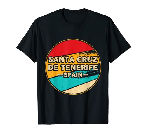 Santa Cruz de Tenerife España - Retro Vintage Recuerdos Camiseta