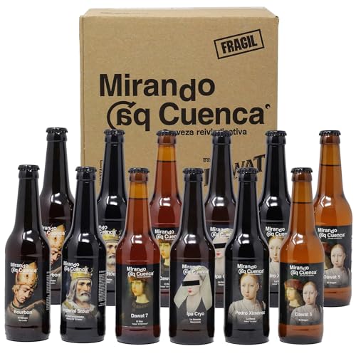 Pack Cervezas Artesanas Mirando pa' Cuenca - Cerveza reivindicativa + Cerveza con historia | 12 cervezas | Regalo original